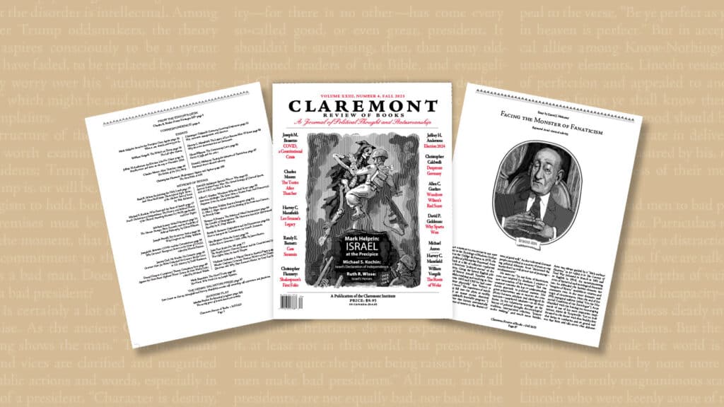 The New 2023 Fall CRB Issue Is Online - The Claremont Institute